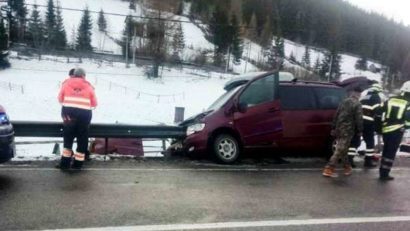 Grav accident rutier, în ajunul Crăciunului pe E85. Șase victime, între care și doi copii