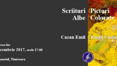 [FOTO] Reșița și Timișoara unite prin „Scriituri albe și picturi colorate”!