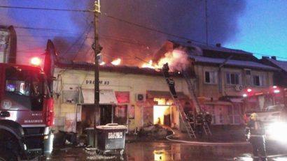 Incendiu puternic în Timișoara în această dimineață. A fost descoperit un cadavru