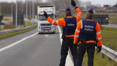 142 de camioane ale unei firme de transport românești confiscate în Belgia