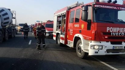 Accident în Timiș astăzi. Trei persoane au ajuns la spital