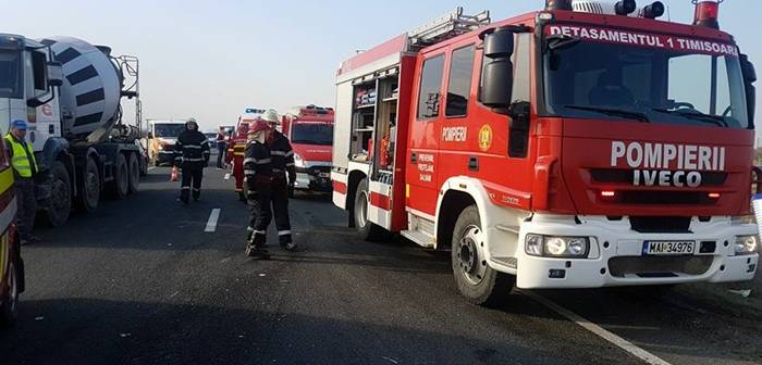 Accident în Timiș astăzi. Trei persoane au ajuns la spital