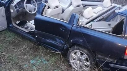 [FOTO] Grav accident pe o şosea din vestul ţării