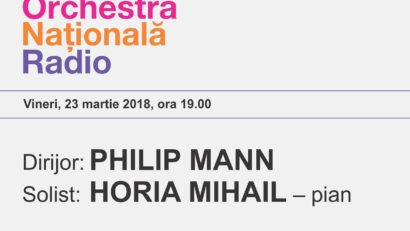 Pianistul Horia Mihail în concert alături de Orchestra Naţională Radio