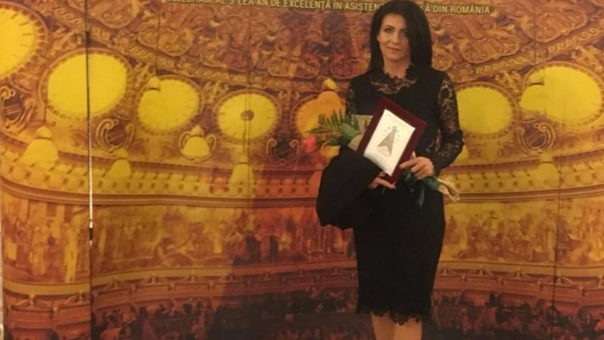 Recunoaştere pentru Laura Sgaverdea la Gala Naţională a Excelenţei în Asistenţa Socială 2018