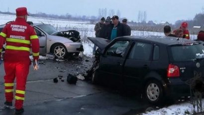 Accident grav în Hunedoara, în această seară. O tânără de 32 de ani a murit și alți trei tineri au fost răniți