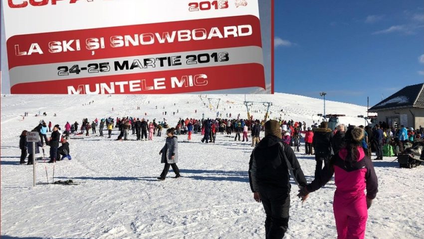 Cupa ”Cerbul Muntele Mic Superski” are loc pe Muntele Mic. Pârtieeee la distracție, într-un decor de vis!