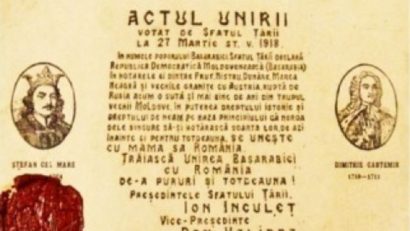 Declarație istorică în Parlamentul României la 100 de ani de la Unirea Basarabiei cu România