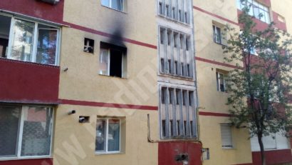 [FOTO] Incendiu pe Sportului: Un întreg bloc în pericol din cauza unei lumânări aprinse, lăsată nesupravegheată