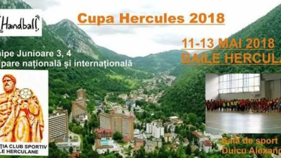 CUPA HERCULES – un festival al handbalului juvenil, pe Valea Cernei!