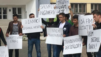 [AUDIO]Proteste şi da şi nu la Universitatea Eftimie Murgu din Reşiţa