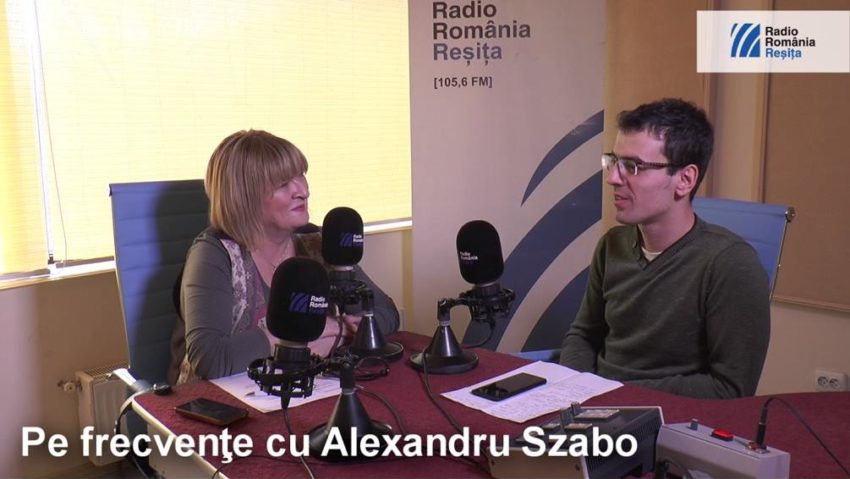 [FOTO] Acasă, pe undele Radio România Reșița cu unul dintre Moştenitorii României, pianistul Alexandro Szabo