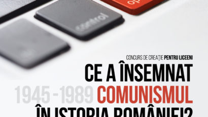 [FOTO] Elevii, Moștenitorii României, se pot înscrie la concursul de creaţie „Ce a însemnat comunismul în istoria României?”