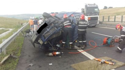 Accident grav pe Autostrada Sibiu – Deva. Un mort și cinci răniți