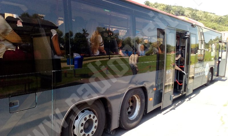 Autobuze electrice, de fabricaţie turco – germană, pe străzile din Lugoj