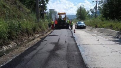 Primăria Reşiţa a bătut recordul la asfaltare