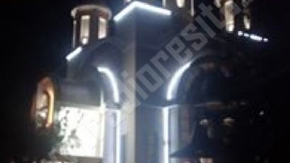 Iluminatul arhitectural al noii Catedrale din Reşiţa, o plăcere pentru ochi şi minte