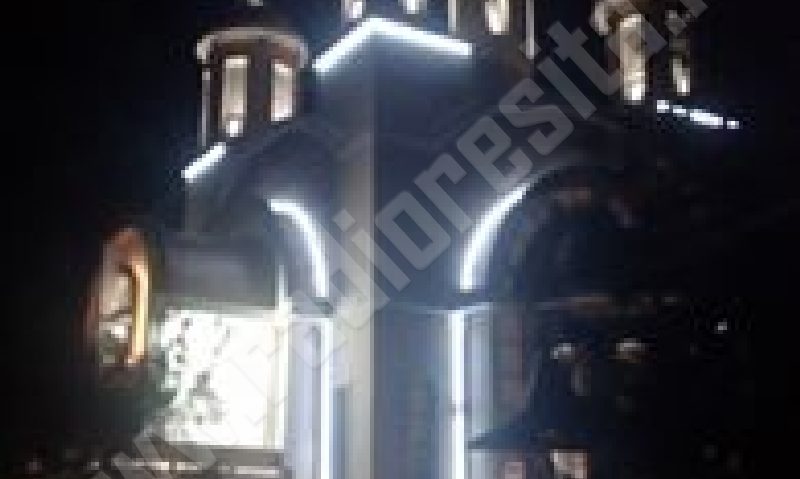 Iluminatul arhitectural al noii Catedrale din Reşiţa, o plăcere pentru ochi şi minte