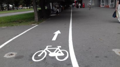 Cetățenii municipiului Reșița nemulțumiți de noile piste de biciclete!