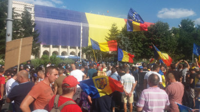 [FOTO]Protestele diasporei din capitală. Violențe urmate de anchete