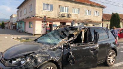 [FOTO] Glimboca: tânăr teribilist accidentat