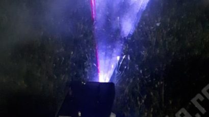 ROMCON SF la Reşiţa! Laser Show în curtea Universităţii „Eftimie Murgu”!