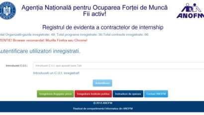 A fost lansat registrul electronic de evidență a contractelor de internship