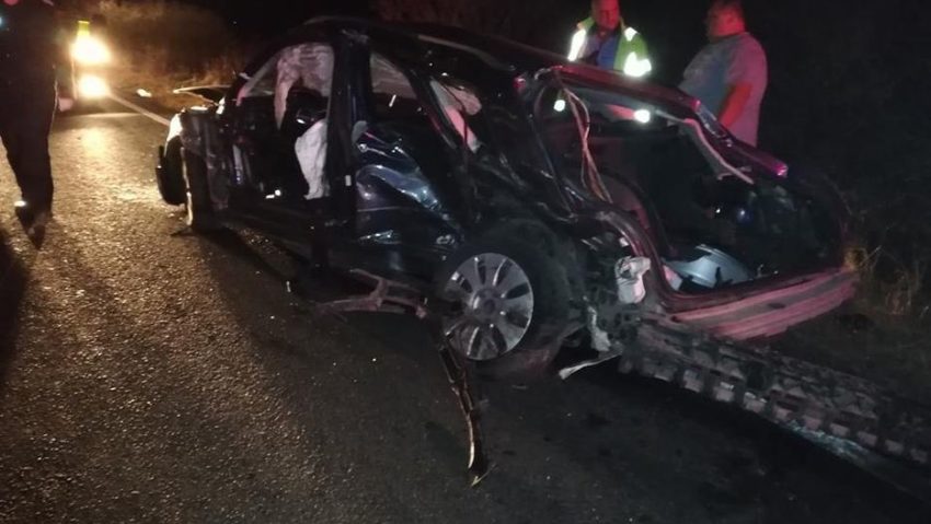 Au apărut primele imagini de la tragedia de aseară din Timiș. Un bărbat și o fetiță au murit și alți patru oameni au fost grav răniți