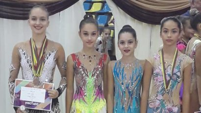 Gimnastele reșițene au urcat, din nou, pe podium la competiții cu participare internațională