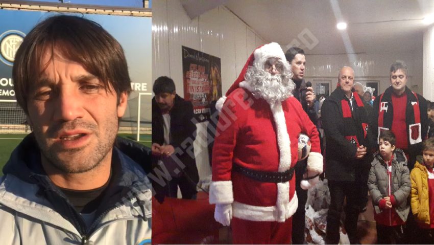 [VIDEO-FOTO] Moş Crăciun a ajuns la sportivii de la CSM Școlar Reșița. Cristi Chivu a transmis gândurile sale frumoasei ”familii” din Valea Domanului