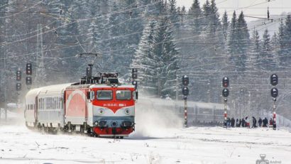 Temperaturile scăzute afectează traficul feroviar