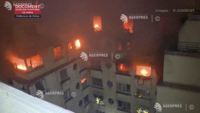 Franţa: Opt morţi şi 30 de răniţi într-un incendiu violent la Paris