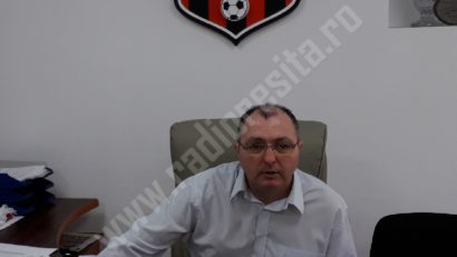 Ciprian Urican, mulțumit de colaborarea cu antrenorii fotbaliștilor de la CSM Reșița