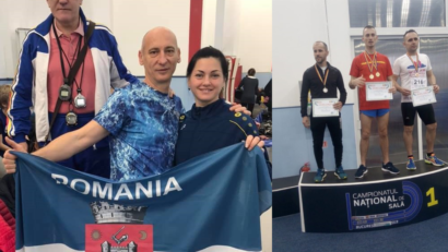 [ FOTO-AUDIO] 6 medalii pentru atleții din Caransebeș la Campionatul Național Masters