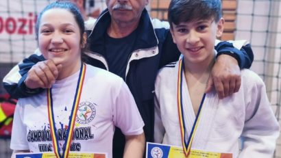 [FOTO-AUDIO] Aur și argint pentru judoka din Caransebeș la Campionatele Naționale de judo U 14 și U 16