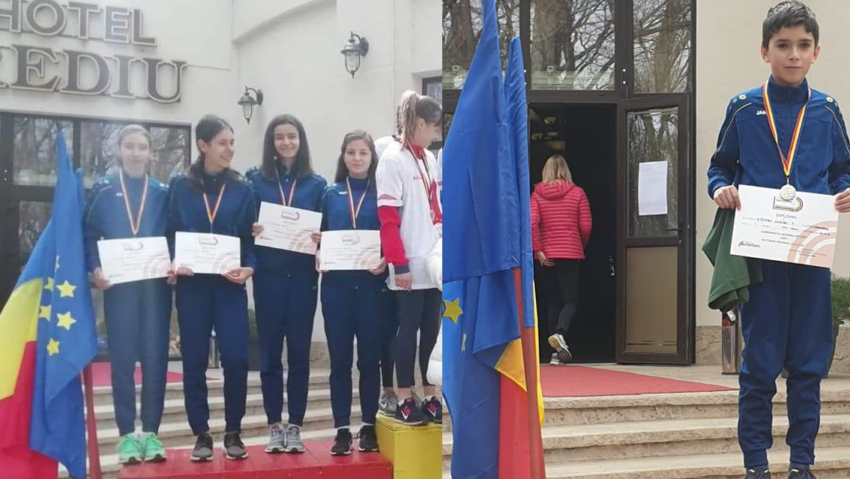 [FOTO-AUDIO] Argint pentru atleții de la CSS Caransebeș la Campionatele Naționale de copii I, juniori III și cadeți