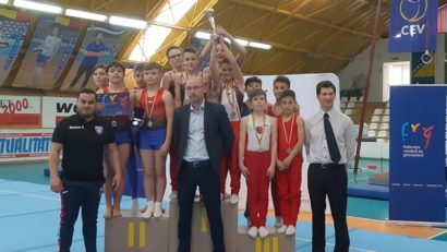 [FOTO-AUDIO] Echipa CSS Reșița a cucerit aurul la Campionatele Naționale de gimnastică pe echipe pentru juniori