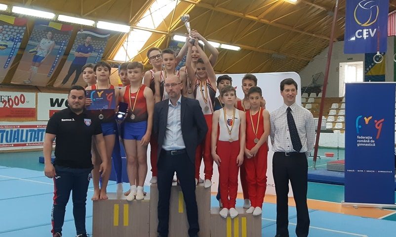 [FOTO-AUDIO] Echipa CSS Reșița a cucerit aurul la Campionatele Naționale de gimnastică pe echipe pentru juniori