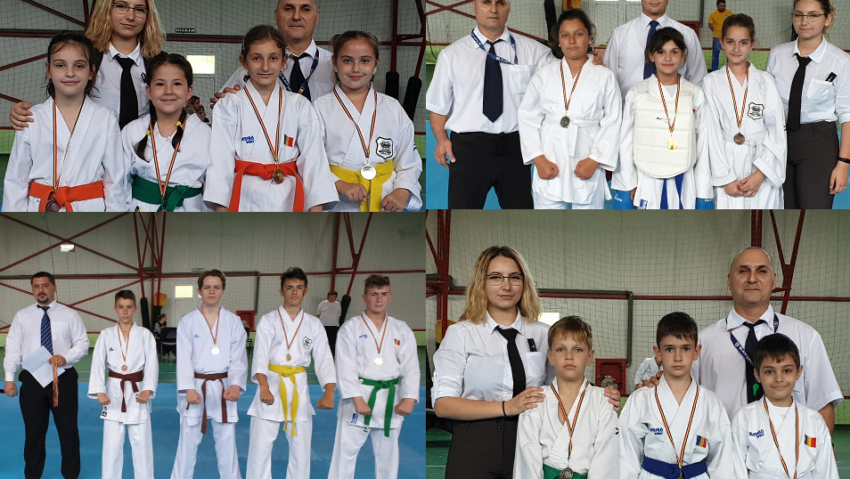 [FOTO-AUDIO] Cupa ”Stelele Aninei” la karate a reunit sportivi de la 12 cluburi din România și Serbia