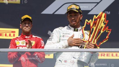 Hamilton a câștigat Marele Premiu de Formula 1 al Canadei , după penalizarea lui Vettel