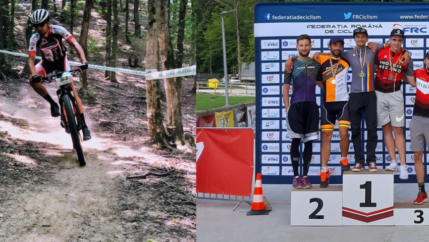 [FOTO-AUDIO] Ciclistul reșițean Sergiu Paraschivu este Campion Național XCO, probă olimpică