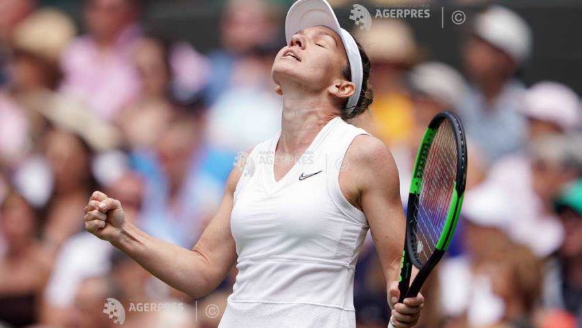 Simona Halep e în semifinale la Wimbledon