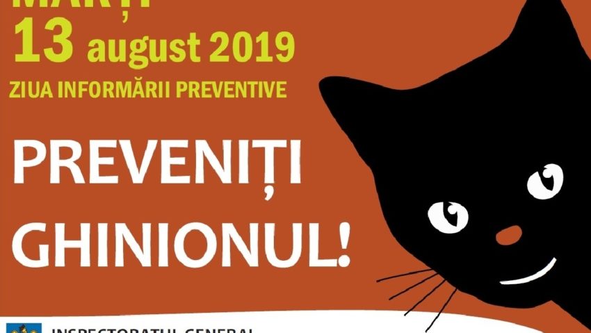 Preveniți ghinionul – Marți 13!