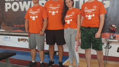 Sportivii de la CS POWERLIFTING HERCULANE au adus 16 medalii de la Campionatul Național de la Blejoi!