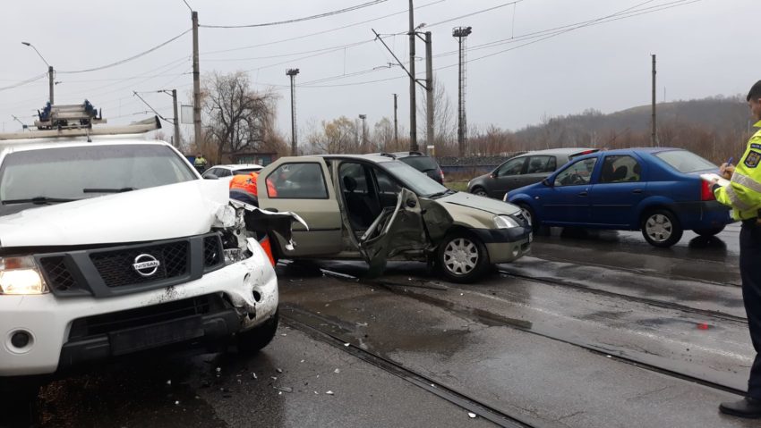 [FOTO] Accident în Triaj