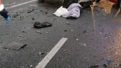 [FOTO] Accidente pe bandă rulantă pe A1. Atenţie la polei!