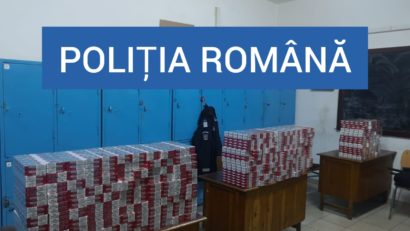 Maşină ticsită cu ţigări de contrabandă, depistată de polițiștii din Reşiţa