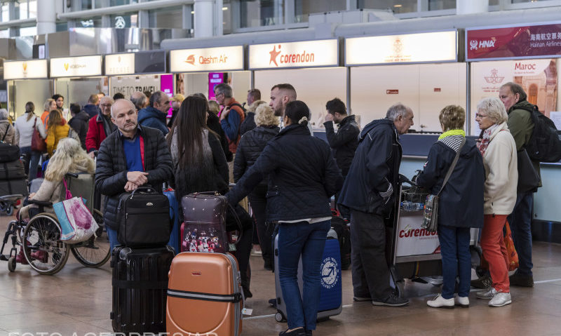 Culoare speciale în aeroporturi din România pentru pasagerii care vin din Italia