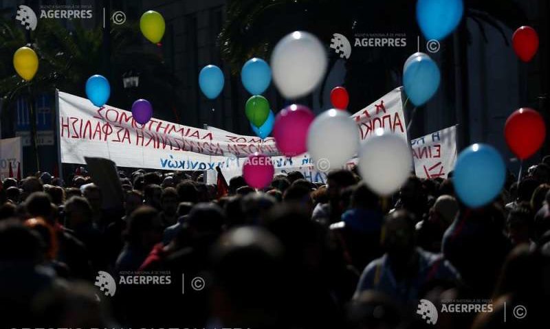 Greve şi manifestaţii în Grecia împotriva sistemului de pensii