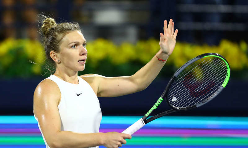 Simona Halep va juca pentru un loc în finala de la Dubai cu Jennifer Brady